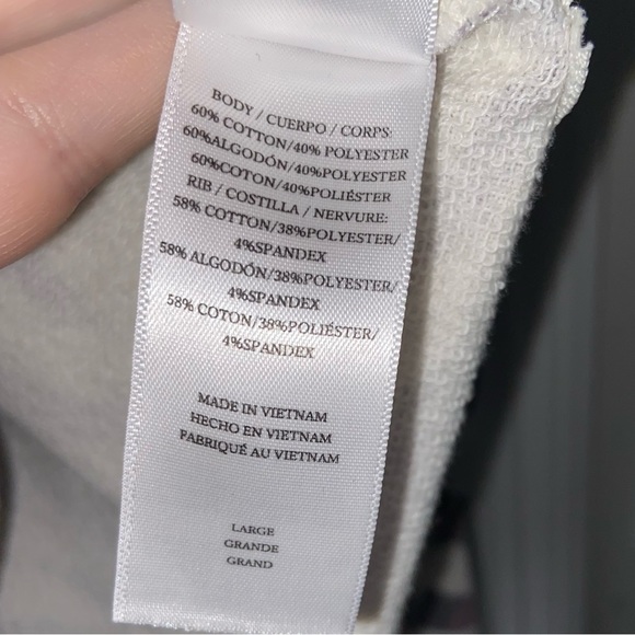 Rails Marlo Ivory Gradient Tiger Stripe sweatshirt cozy Fall Winter - Picture 9 of 11